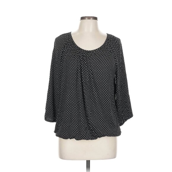 Michael Kors Women's Polka Dot Blouse Large - Picture 1 of 5